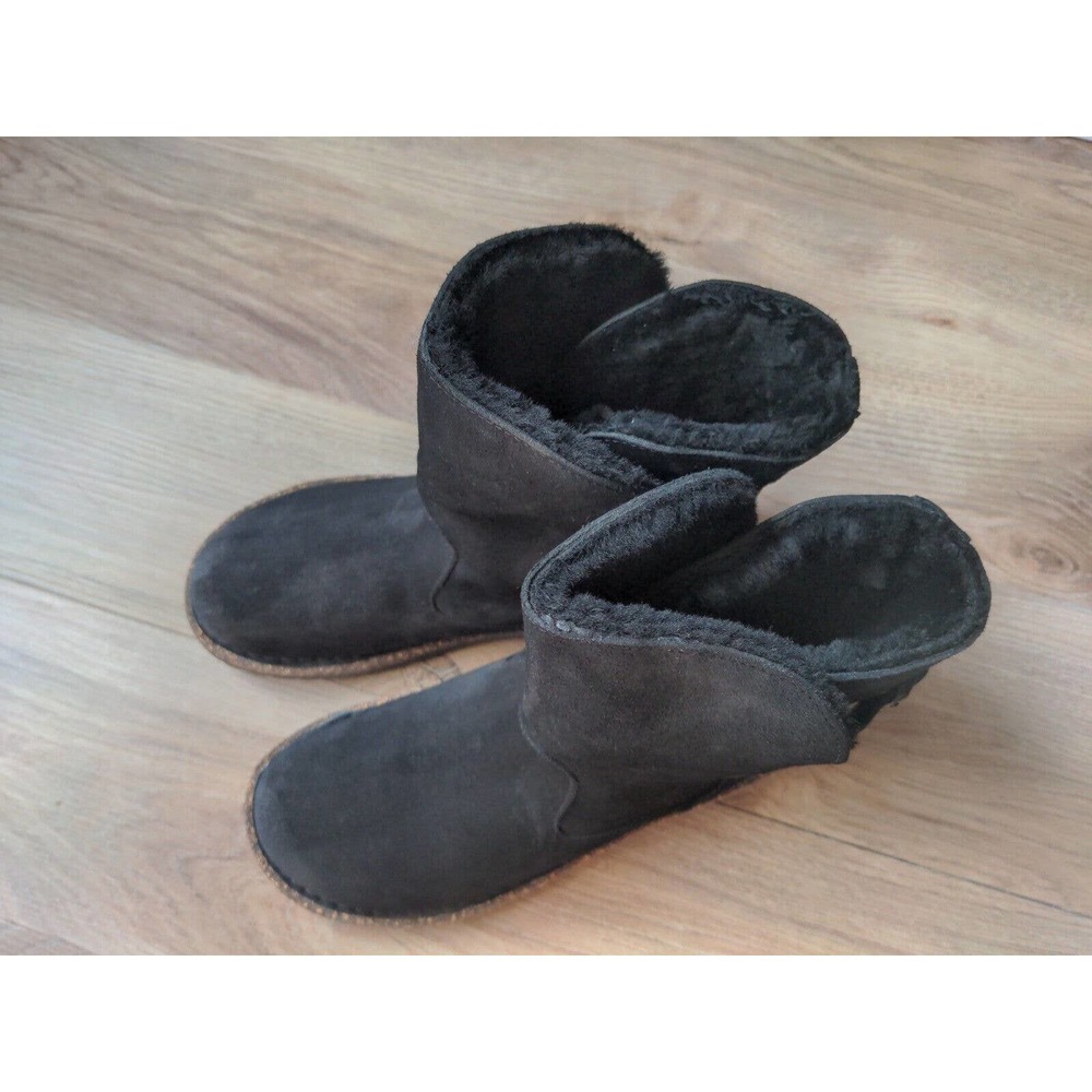 Birkenstock Uppsala Shearling Pull On Boots Black - Picture 3 of 11